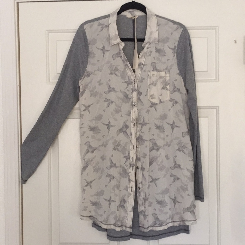 NWT Beautiful tunic or shirt dress.  MY STREET.